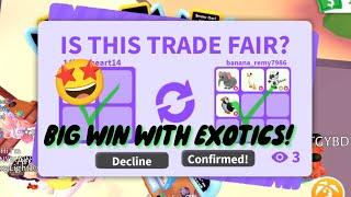 OMG  THEY GAVE ELEPHANT & EXOTIC ADDS OF NEON LEMUR & PUFFIN  MASSIVE WIN  Adopt Me - Roblox