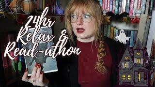 24 Hour Relax & Read~athon ~ Reading Gothic books ~ Cozy Daily Vlog