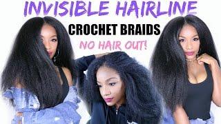 How to SLAY Your Crochet Braids - NEW Invisible Hairline Method