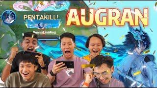 1st time playing Augran already PENTAKILL?!! ft. Raisin Entertainment | HOK Honor of Kings Gameplay