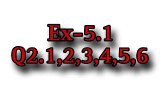 #Class10thmathsexercise5.1#Ex-5.1 Q2.1,2,3,4,5,6#MathsHindisolution