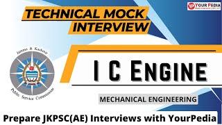 I C Engine Actual Interview Question asked in JKPSC(AE) interviews | Prepare Interview with YP