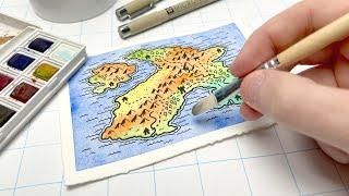 Simple Trick for Coloring Your World Maps!