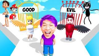 NOOB vs PRO vs HACKER In GOOD OR EVIL!? (ALL LEVELS!)