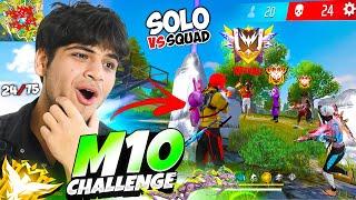 M10 Challenge  One Tap 26/75 Solo Vs Squad -Free Fire