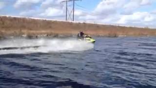 Sammy on the seadoo