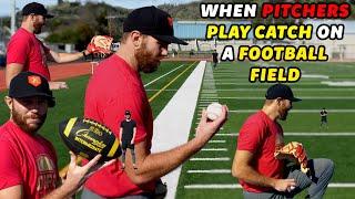 When Pitchers Play Catch on a Football Field