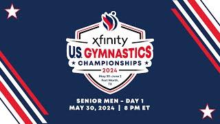 2024 Xfinity U.S. Gymnastics Championships - Senior Men - Day 1 (International Feed)