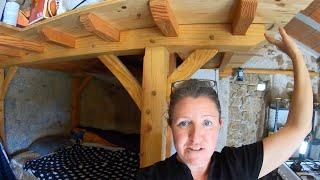 Inside My Off Grid Stone Barn in Central Portugal - Part 2 - The Bezzanine and Beyond!