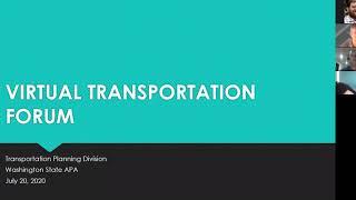 APA TPD Washington Chapter: Virtual Transportation Forum