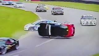 2004 SCCA runoffs T2 Crash Rollover SRT4 CTSV