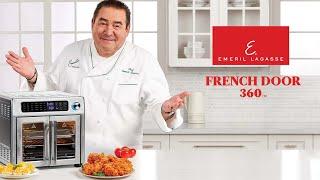 Introducing the French Door 360 Air Fryer with XL 26-qt Capacity by Emeril Lagasse