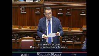 Camera dei Deputati: Salvini al question time