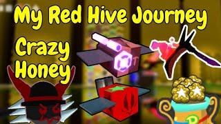 BUYING DARK SCYTHE | MY RED HIVE JOURNEY (Bee Swarm Simulator)