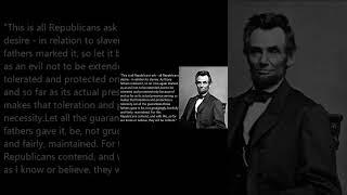 Candidate Lincoln on Slavery before Presidency