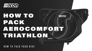 How to Pack your bike in the Aerocomfort 3.0 TSA Triathlon Bike Travel Bag | Scicon Sports