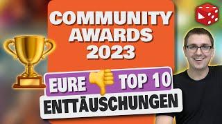 EURE (!!!) 10 größten Flops des Jahres 2023 - Brettspielblog Community Awards 2023