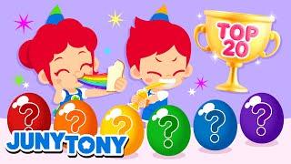 TOP 20 Episódios de JunyTony | Desenhos e Música Infantil | JunyTony em Português