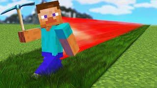 Minecraft but everything I touch turns realistic