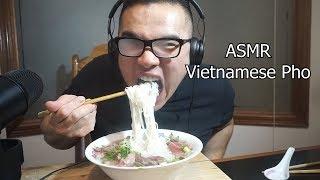 Asmr VIETNAMESE PHO NOODLES *EXTREME SLURPING *BIG BITES *NO TALKING