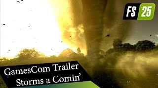  Farm Sim 25 News  Gamescom Trailer  Baby Animals & Tornados 