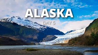 ALASKA day 5, WE WENT TO THE MENDENHALL GLACIER AND EAT KING CRAB!! │ My travel Journal