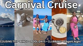 CARNIVAL VALOR VLOG | COUSIN’S CRUISE • BALCONY ROOM • IM SICK • CLUBBING • ELEGANT NIGHT • DAYS 1&2