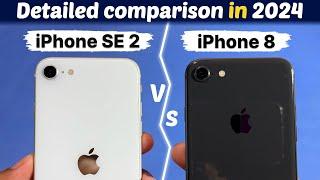 IPhone SE 2 vs IPhone 8 in 2024 | Detailed Comparison in Hindi️| PUBG Test | Camera Test