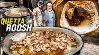 The Ultimate Mutton Roosh Experience  Making Huge Amount Roosh | Quetta Street Food Pakistan