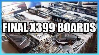 Six Finalized Threadripper Motherboards Detailed