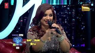 Shreya Ghoshal : Kashmir Live Performance In Indian Idol 15 |Badshah |Vishal Dadlani | Sandeep Reddy