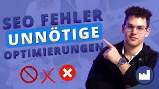 Die TOP 5 SEO-FEHLER, die Du in 2023 vermeiden solltest!