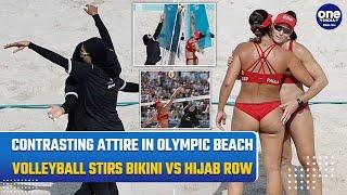 Paris Olympics Controversy: Egypt Vs Spain Volleyball Match Triggers Hijab Vs Bikini Debate | Watch