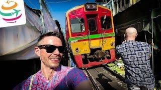 PLATZ DA! Ein Zug fährt durch! Der Maeklong Railway Market | YourTravel.TV