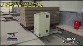 Flow-on Process Fiber Cement Board Machine，Siding Board Production Line