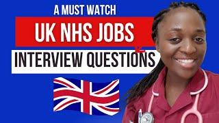 UK NHS Interview QUESTIONS & ANSWERS