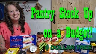 $25 Budget Prepper Pantry Stock Up from Dollar Tree