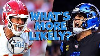 What’s More Likely: Rich Eisen Talks Chiefs, Lions, Broncos, Steelers, Bills, Vikings and More