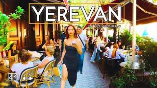 Yerevan, Armenia, Walking Tour in a Hot Summer Day, Aug 05, 2024, 4K 60fps