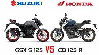 SUZUKI GSX S125 VS HONDA CB 125 R 2021 _DETAILED COMPARISON_MILEAGE_TOP SPEED_PRICE_BIKE INFORMER