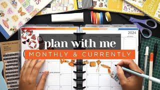 JUNE PLAN WITH ME :: Memory A Day & Currently Page Monthly Setup in a Classic Happy Planner