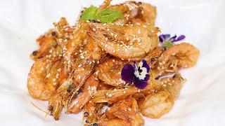 Net red dish honey sauce crispy shrimp,XiAi suddenly reveals the secret, crispy skin and tender meat