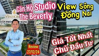 Căn hộ Studio view sông Đồng Nai the Beverly Vinhomes Grand Park giá rẻ nhất chủ đầu tư 2,5 tỷ