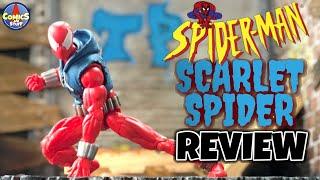 Marvel Legends Spiderman SCARLET SPIDER Retrocard Action Figure Review