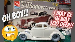 Starting a new build and it's already getting out of hand!!! 1936 Ford 5 Window Coupe