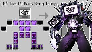 Hachi Chế Tạo Bộ Giáp Song Trùng TV Man titan Trong Minecraft