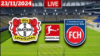 Bayer Leverkusen vs. Heidenheim | Bundesliga | Live Match Score 