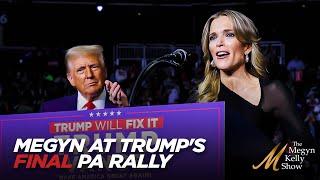 Megyn Kelly Joins Trump at His Final PA Rally of 2024 and Explains Why She's Supporting Him