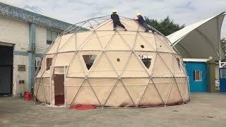 2023 new fashion activity event outdoor with geodesic dome tents