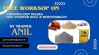 "Free Webinar for Civil Engineering Students by Anil | JY Civil Academy"